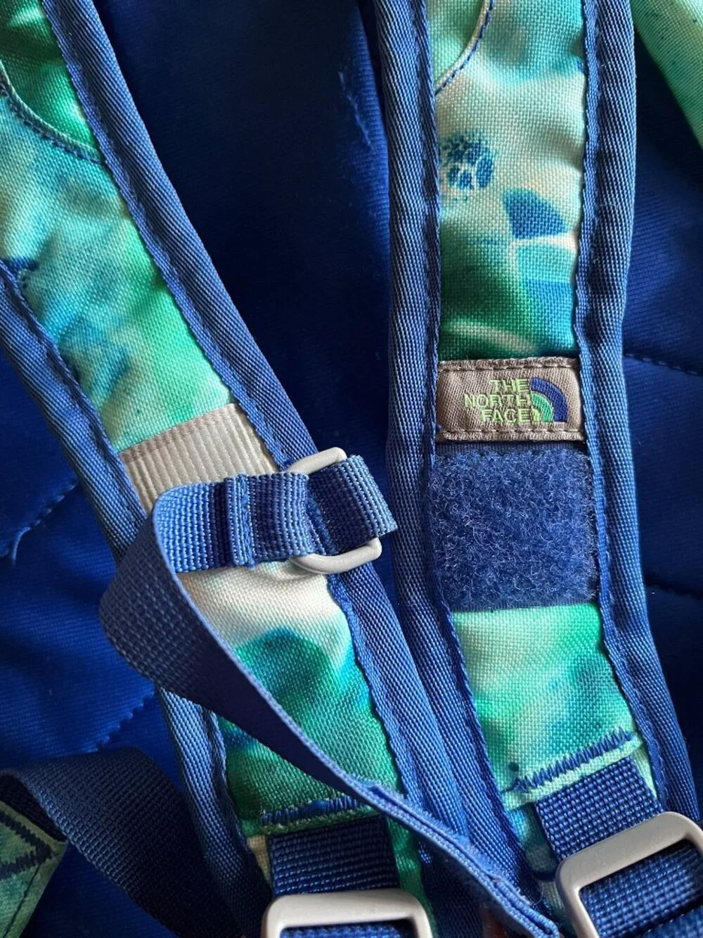 The North Face tie-dye Sprout toddler backpack